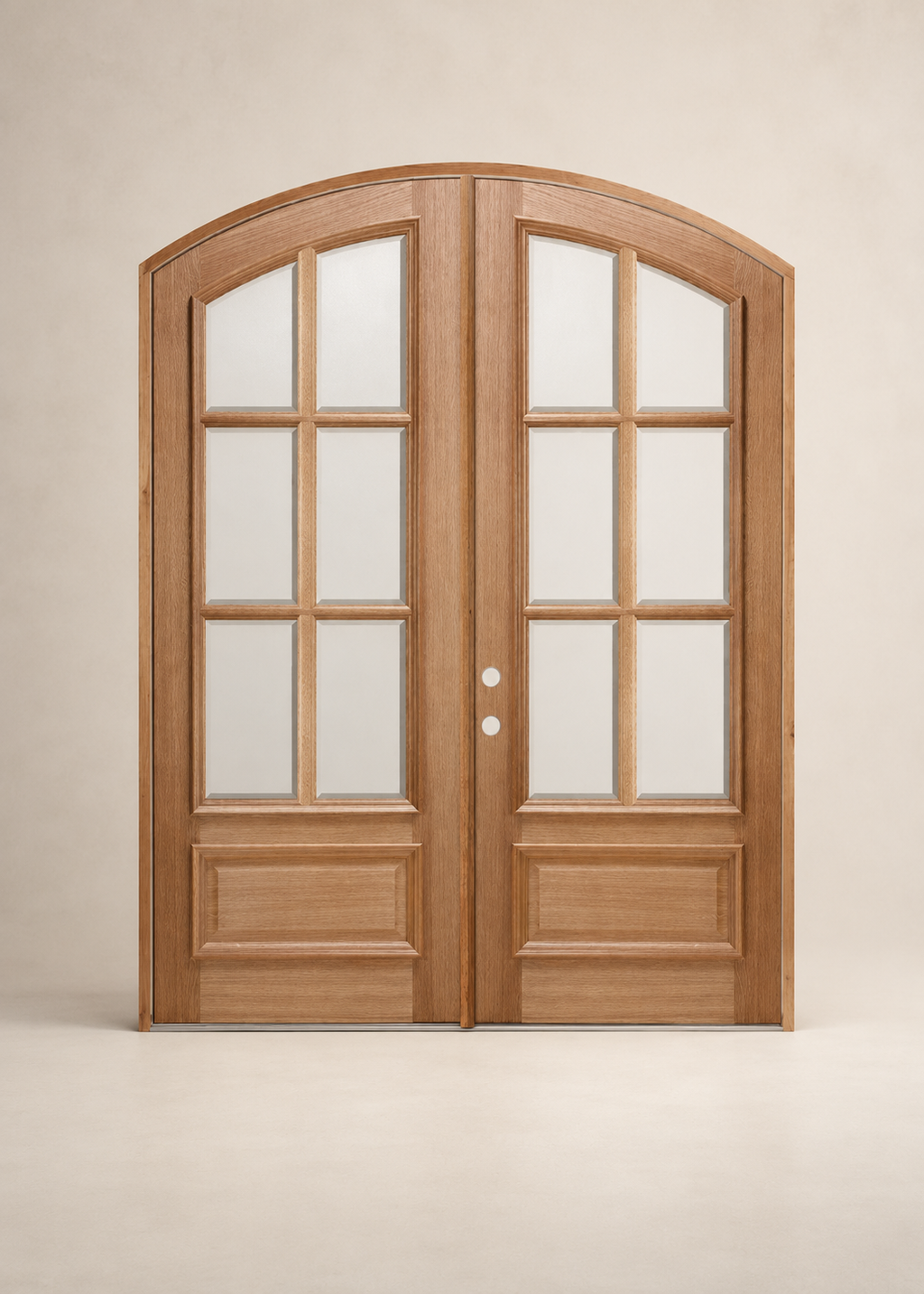 Unfinished Mahogany Wood Door - Single Door TDL Glass 5'0"-6'0" Wide (8'0")