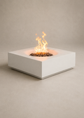 Piazza Low Square Outdoor Firepit