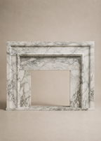 Marble Table Base -  Modern Fireplace Frame