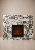 Marble Table Base - Modern Fireplace