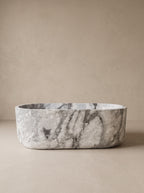 Marble Table Base - Oval