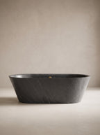 Marble Table Base - Slanted Oval
