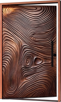 Topara Carved Sapele Pivot Door