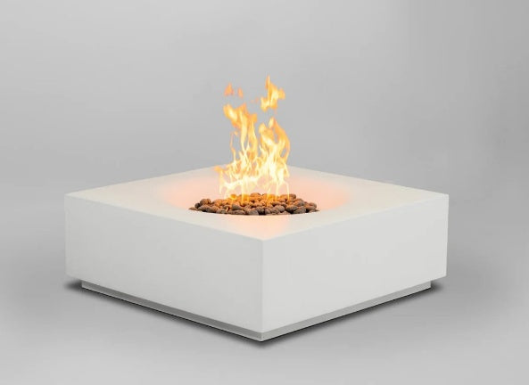 Piazza Low Square Outdoor Firepit