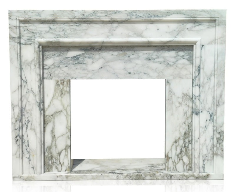 Marble Table Base -  Modern Fireplace Frame