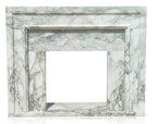 Marble Table Base -  Modern Fireplace Frame