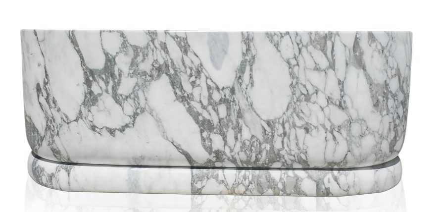 Marble Table Base - Oval w/ Base