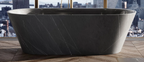 Marble Table Base - Slanted Oval