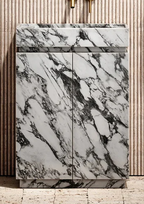 Marble Table Base - Small Rectangle Vanity 24" x 18" x 36"