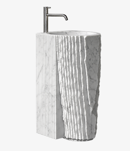 Scolpita Pedestal Sink