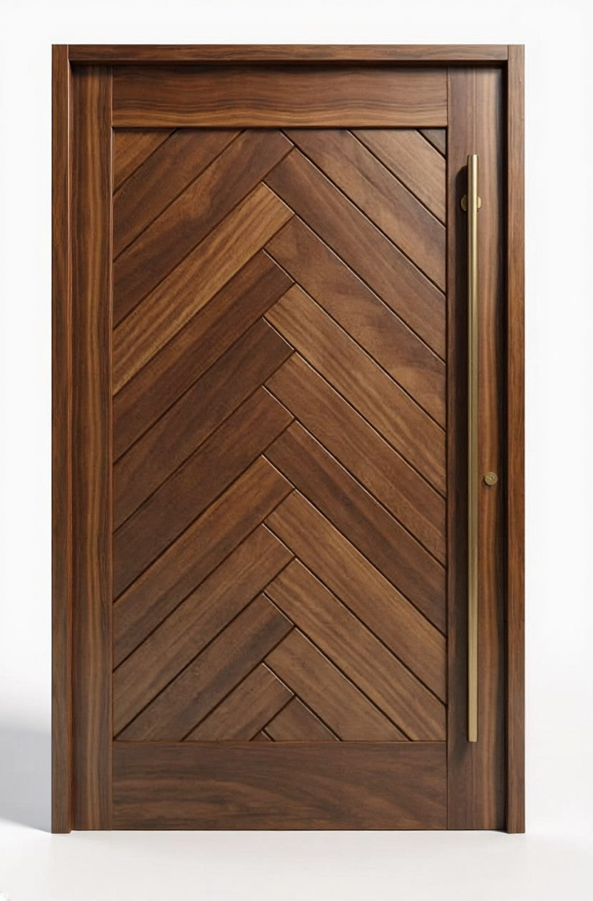 Spina Frame Wood Pivot Door